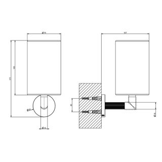 Стакан Gessi Ingranaggio 63808.707 чёрный брашированный